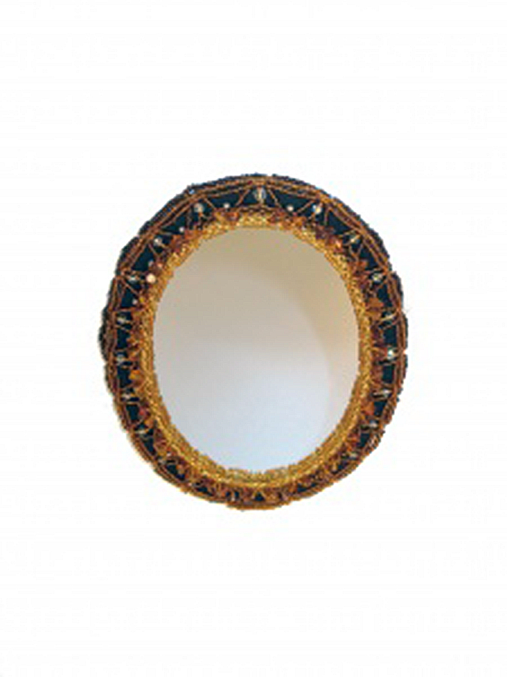 дамское зеркало из янтаря