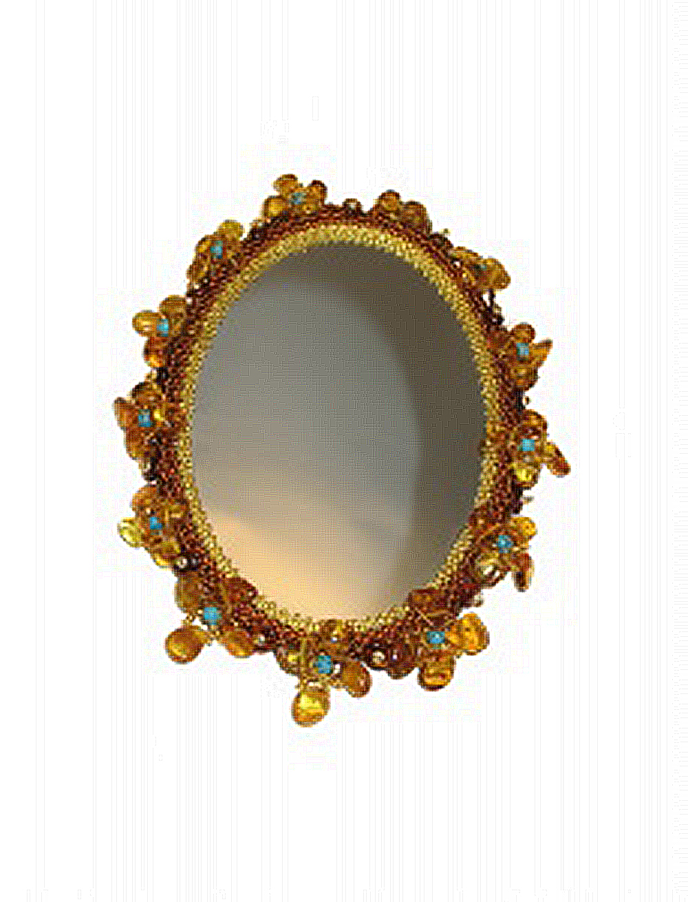дамское зеркало из янтаря
