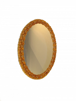 дамское зеркало из янтаря 1-103