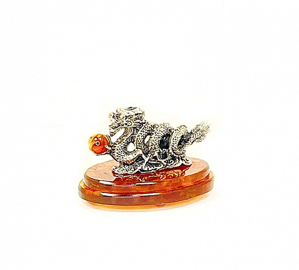 Сувенир "Морской Дракон" из янтаря dragon-mar/pds