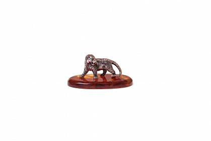 Сувенир "Маленький тигр" из янтаря sv-tigre-mal
