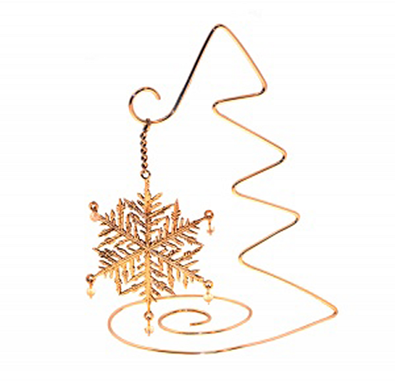 Сувенир "Снежинка" из янтаря