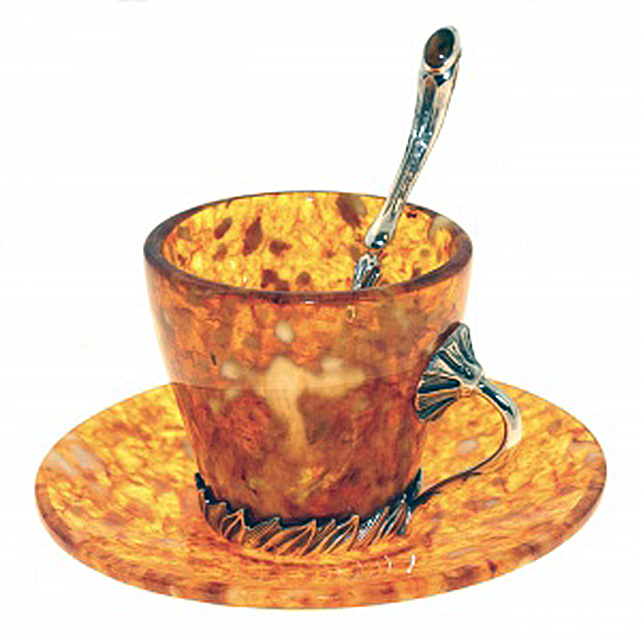 чашечка для кофе "Лето" из янтаря