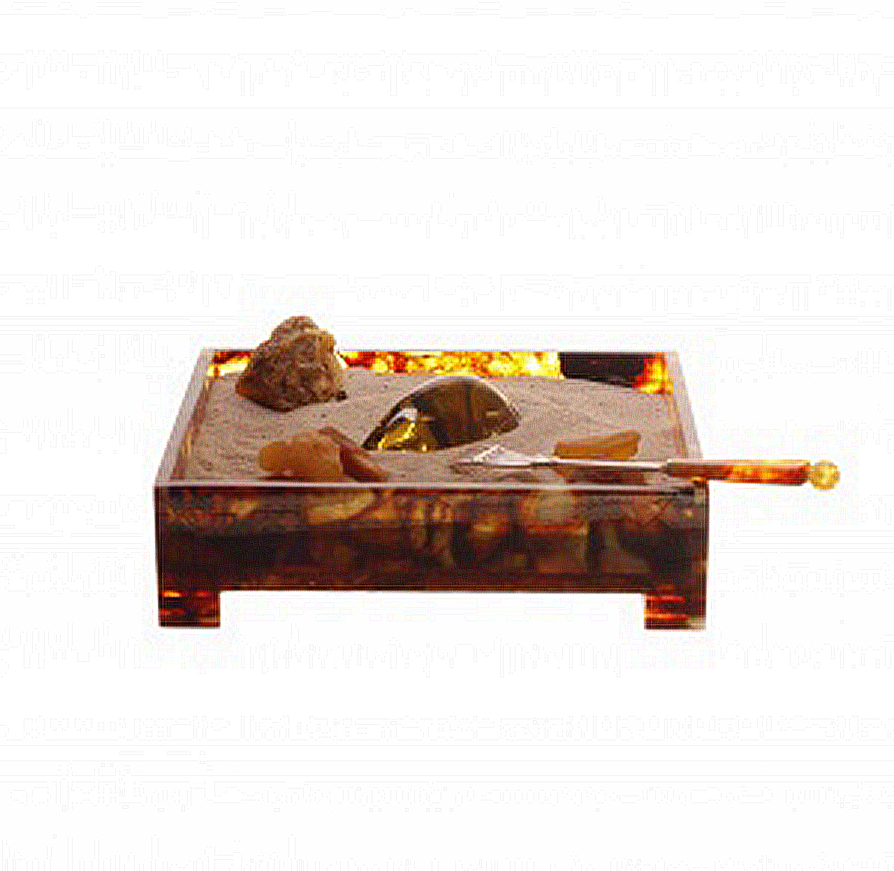 Дзен-сувенир "Янтарный сад" из янтаря