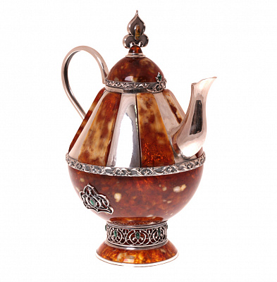 Чайник "Восточная сказка" из янтаря chay/arb
