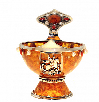 чаша "Державная" из янтаря 1803k
